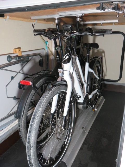 Fahrradhalterung für Hymer B675SL Wohnmobil