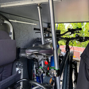 bike-holder Kugelaufnahme Sattelrohr Detailansicht