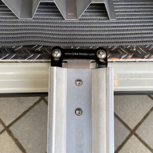 angelegte bike-holder Auffahrschiene zum Hochrollen