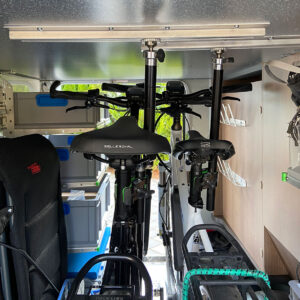 Carthago C-Tourer Wohnmobil mit Bike-Holder Comfort Fahrradträger zur sicheren Befestigung von Fahrrädern