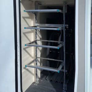 Regalsystem Euroboxen Wohnmobil Stauraum Heckgarage