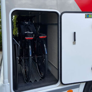 Fahrradtransport Wohnmobil Heckgarage bike-holder