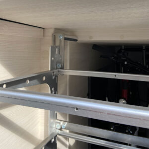 Aluminium Regalsystem Wohnmobil Heckgarage Detail