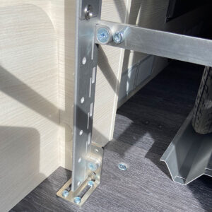 Befestigung Regalsystem Wohnmobil Heckgarage Aluminium