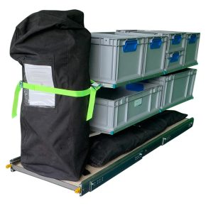 Vollauszug-Slide-out-Euroboxen-Regal-SUP-und-Ski-Snowboard