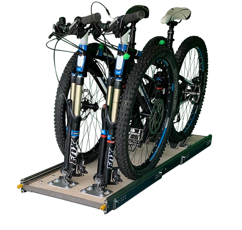 Vollauszug-bike-holder-Gabel-Fahrradbefestigung