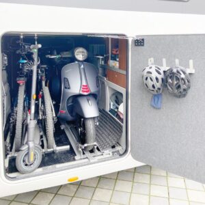 bike-holder Fahrradhalterung und bike-holder MOTO Rollerhalterung in Heckgarage