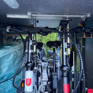 Fahrrad sicher fixiert mit bike-holder des Chic C-Line.