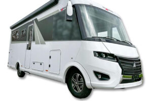 Frankia F-Line 740 Wohnmobil – Fahrradhalterung, Regal & Auszüge