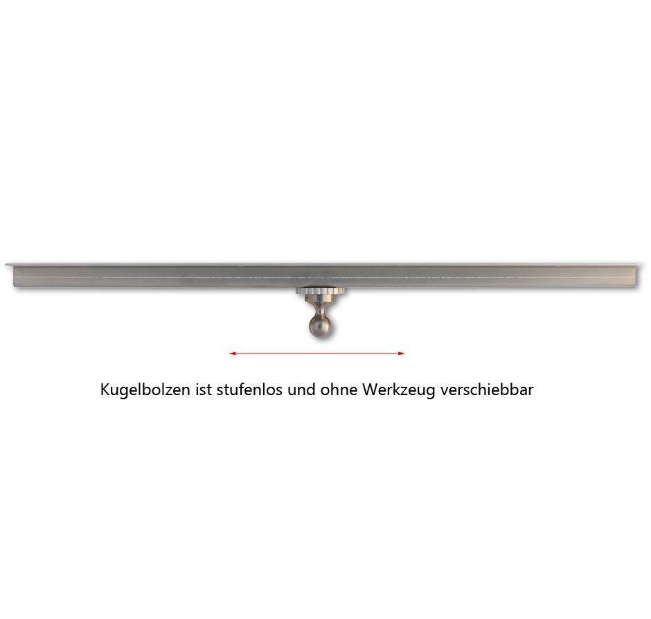 Deckenschiene-ein-Kugelbolzen-mit-Pfeil