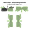 90-Grad-Winkel-Montagebeispiele 90-Grad-Winkel-Montagebeispiele