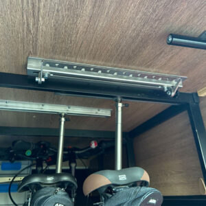 Deckenschiene in der Heckgarage des Dethleffs Alpa